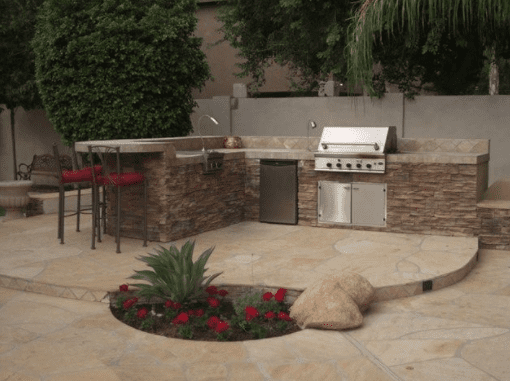 How to Fit an Outdoor Kitchen into a Small Backyard