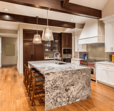 Right match of Backsplash with granite countertops