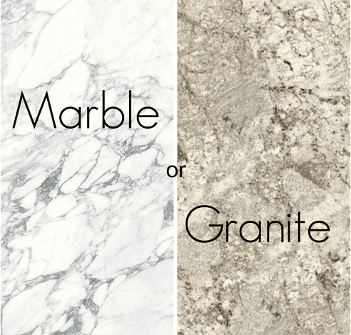 What is the difference between marble and granite?