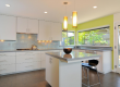 Tips to make a contemporary look with white kitchen countertops: