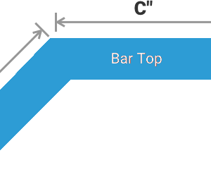 ANGLED BAR TOP