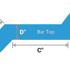 Z SHAPE BAR TOP