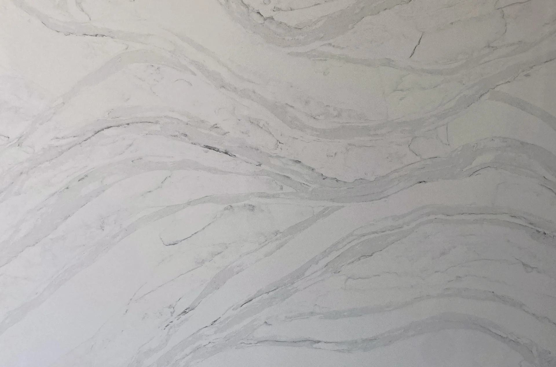 Calacatta Kythera Quartz - Blue Planet