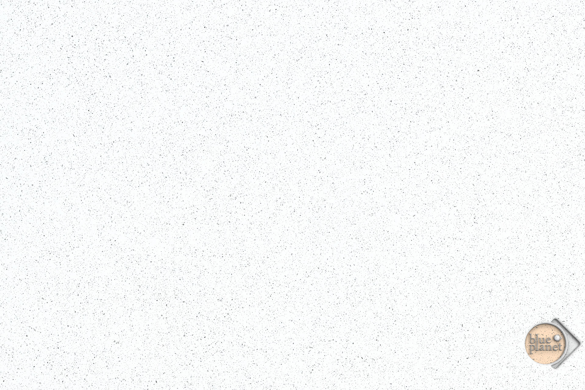 Iced White Quartz - Blue Planet