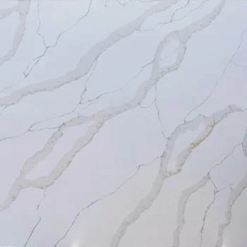 Calacatta Storm Gold Quartz – Blue Planet
