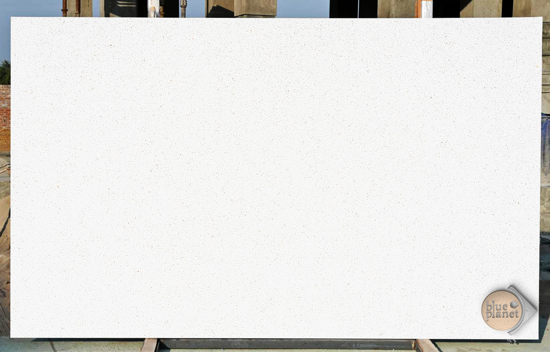 Pure White Quartz - Blue Planet