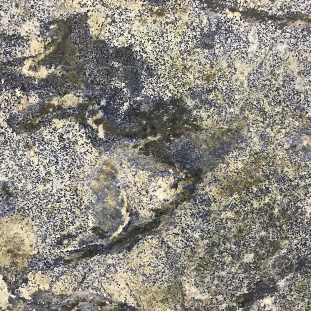 Blue Bahia Leather Granite - Richmond Stone